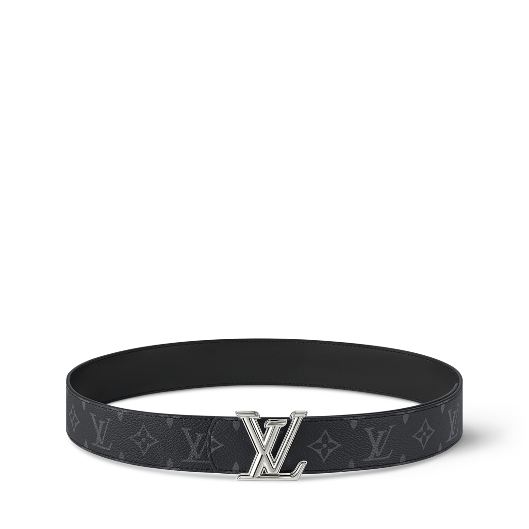 LV Dimension 40mm Reversible Belt Monogram Eclipse Canvas - Men